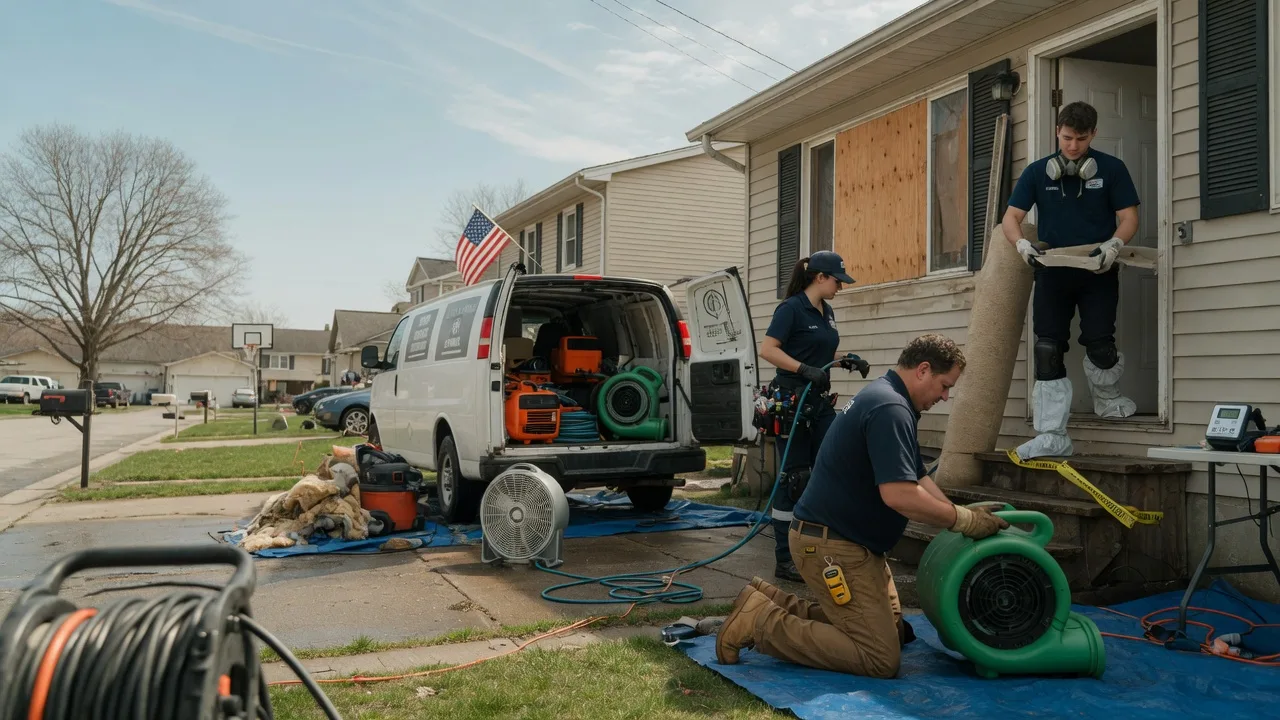 Water Damage Restoration in Allenton, WI near me